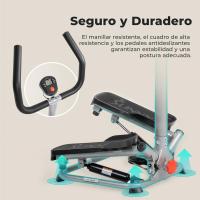 Stepper Giratorio con Manillar para Ejercicios en casa, Equipo Cardiovascular de bajo Impacto para un Entrenamiento Completo, con opción Escalador de Fitness Inteligente - details 3