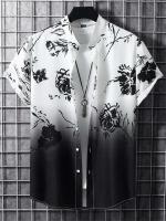 Camiseta de Verano de Playa Hawaiiana Estampado de Denim 3D para Hombres Manga Corta Transpirable - details 7