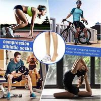 Calcetines de compresión antivenas varicosas, cuidado médico, Edema de circulación sanguínea, calcetines hasta la rodilla para diabéticos - details 1