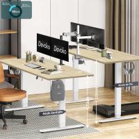 Escritorio Ajustable en Altura con Tablero, 3 Funciones de Memoria y Anticolisión, Regulable en Altura 72-118cm,Blanco - details 2