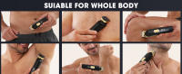 Recortadora Manscape para hombres -Recortadora de bolas eléctrica húmeda/seca- Giratoria actualizada 30 °   Maquinilla de afeitar eléctrica para hombre, afeitadoras para el cuidado del púbico/cuerpo/inguinal, resistente al agua IPX6, base de recarga USB, - details 3