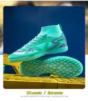 Los zapatos de fútbol avanzados para hombres se pueden hacer de materiales transpirables, diseñados para deportes de verano con plantillas de TPU para un buen agarre y - details 9