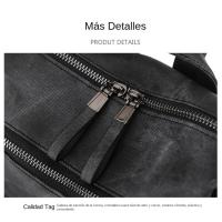 Mochila Antirrobo Impermeable para Mujer, bolso de Cuero PU, Hombro informal, Gran para Viaje, Trabajo y Escuela - details 22