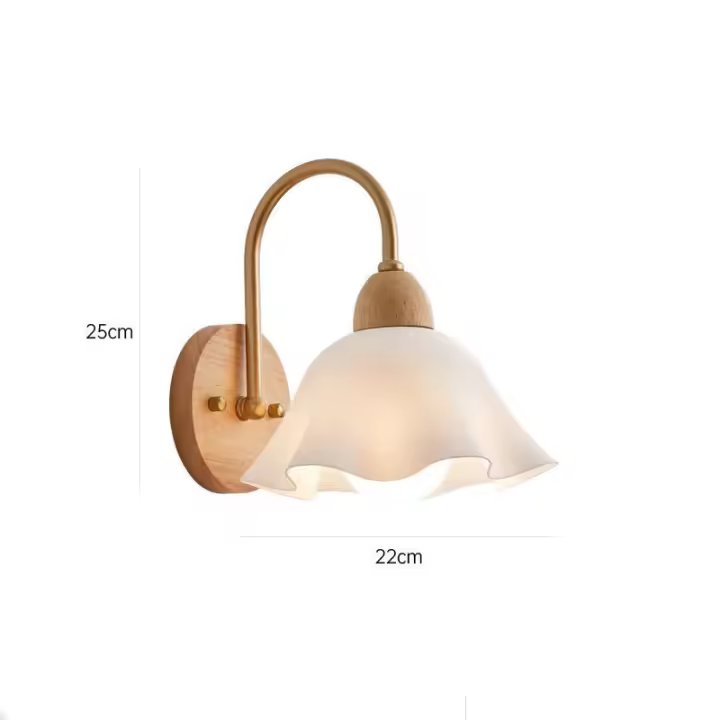 Lámpara De Pared De Flores, Moderna, De Diseño Japonés, para Noche Del Dormitorio - 1
