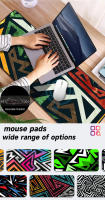 Alfombrilla de escritorio para teclado, línea creativa, oficina, estudio, juegos, superventas, alfombrilla de ratón antideslizante gruesa Extra grande - details 1