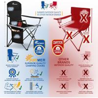 Silla de Camping-BK-2Pcs-104004 Camping, Negro, Talla única - details 7