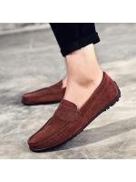 Mocasines para Hombres Suela de Goma, Detalles de Costura, Estilo Casual - details 5