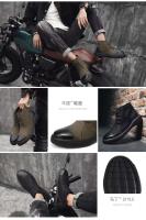 Productos de diseño 2024: zapatos de cuero genuino, realce de altura de moda británica y botas casuales de felpa para hombres - details 1