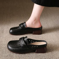 Zapatillas de Moda para Mujer Verano Cómodas y Suaves con Agujeros Zapatillas de Hueco Estilo para Mamá - details 3