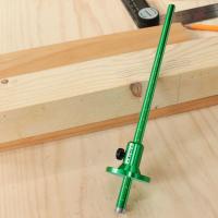 Medidor de marcado de rueda europea de aleación de aluminio, mango ergonómico paralelo ajustable, herramienta de marcado de madera, líneas de alta precisión - details 5