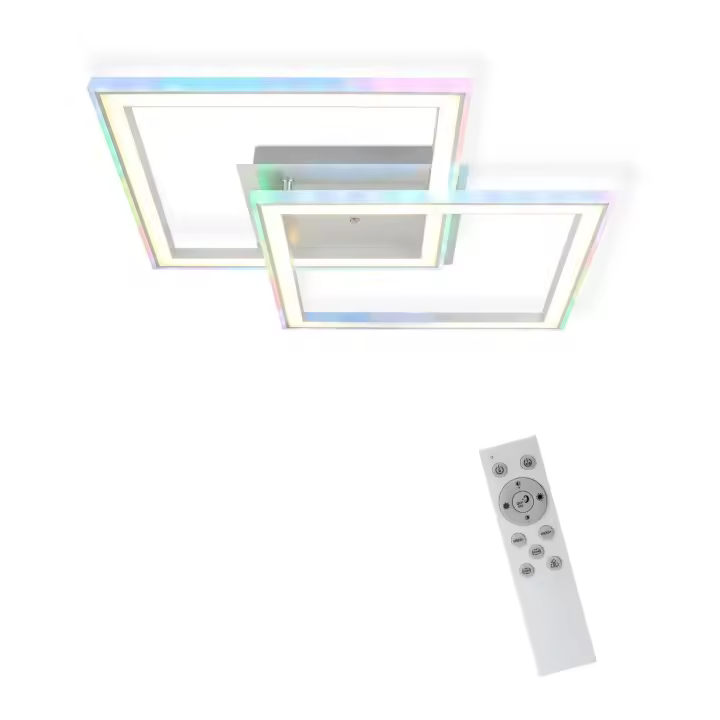 CBJKTX Lámpara de Techo LED Lámpara de Dormitorio Lámpara Regulable que Cambia de Color RGB Moderna con Control Remoto Sala de Estar de 35 W - 1