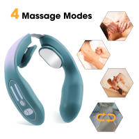 Masajeador Eléctrico EMS para Cuello y Cervicales - Microcorriente, Vibración, Amasamiento, Terapia Física, Compresa Caliente - details 4