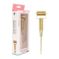 Beauty Derma-Rodillo profesional para el crecimiento del cabello y la barba, rodillo de masaje con microagujas de Metal dorado para hombres y mujeres - details 10