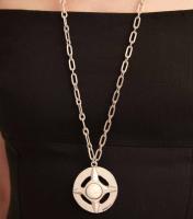 UNO DE Cadena de clavícula con colgante de perla - Collar femenino elegante y de moda, con múltiples colores disponibles - details 2