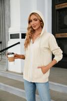 Sudadera con Capucha para Mujer Manga Larga, Bolsillo, Moda Primavera-Otoño, Tendencia 2025 - details 5