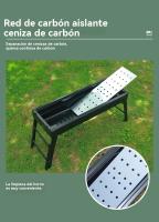 Barbacoa carbon portatil plegable al aire libre viajar Camping - details 8
