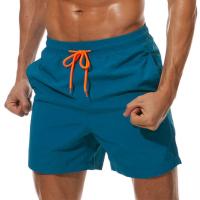 Pantalones cortos de playa de secado rápido para hombre, lona impermeable, transpirable, de alta elasticidad, estilo informal de cintura media - details 8