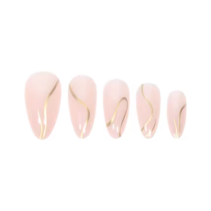 Ultraflexibles uñas falsas de almendra roja Duración larga, perfectas para mujeres y chicas, artículo de belleza - 1