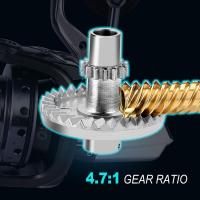 Carretes de Pesca de Surf Ultra Suaves y Potentes Serie 10000 Carretes de Acero Inoxidable BB - details 4