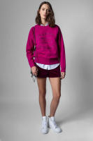 Sudadera con capucha bordada de algodón rosa para mujer, Jersey clásico de nicho francés ZV, 24 principios de otoño, nuevo - details 25