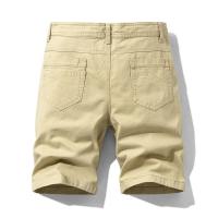 Novedad de verano, pantalones cortos Cargo 100% de algodón para hombre, moda de Color sólido, múltiples bolsillos, pantalones cortos holgados informales de marca para hombre - details 7