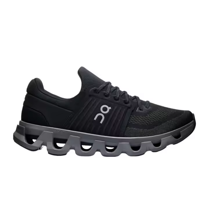 Zapatillas Negras Running Cloudswift 4 AD Negro/Rock Con Malla Traspirable On - 1