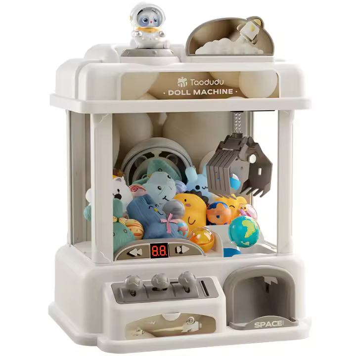 Máquina de pinzas para muñecas, juguete de agarre, juego de muñecos de peluche, mini máquina de pinzas, juguetes para niños, niñas, regalos para el Día del Niño - 1