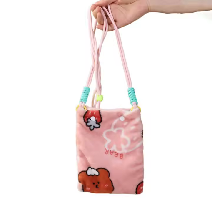 Saco de dormir con dibujos de Sugar Glider, diseño de oso/conejo, cómoda bolsa de transporte para hámster, bolsa de salida ajustable y transpirable para hámster - 1