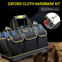 Bolsa de herramientas multifunción 1680D para electricista, bolsa de tela Oxford, bolsa de herramientas de boca ancha, bolsa de almacenamiento impermeable para llave y destornillador - details 0