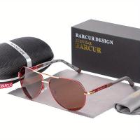 BARCUR-Gafas De Sol Polarizadas Para Hombres, lentes Retro Con Protección UV Para Conducción, Elección Ideal Para Regalos - details 0