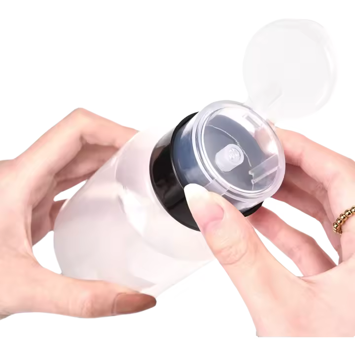 KADS-botella vacía de 220ml, dispensador de Alcohol líquido, removedor de esmalte de uñas - 1