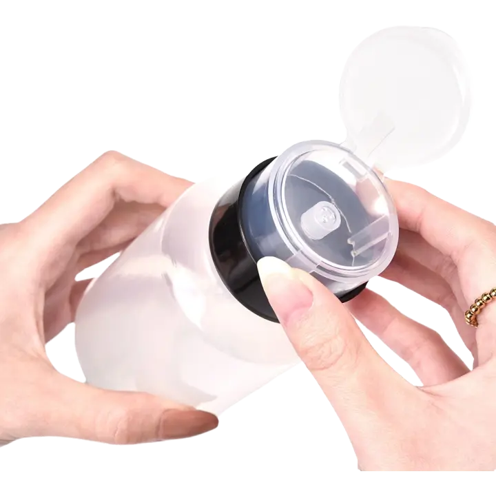 KADS-botella vacía de 220ml, dispensador de Alcohol líquido, removedor de esmalte de uñas - 1