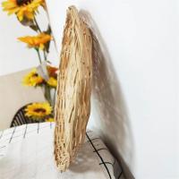 Paquete de 8 soportes para platos de papel de bambú, 10 pulgadas, reutilizables para platos de cena, cestas de papel de mimbre tejidas a mano - details 1