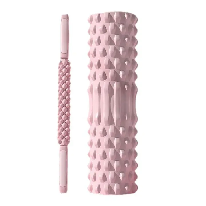 Rodillo de masaje profesional para relajación muscular, rodillo de espuma para piernas no ajustado, equipo de fitness, columna de yoga - 1
