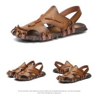 Sandalias de Cuero Veraniegas para Hombres Comodidad Ligera Antideslizante - details 27