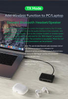 VAORLO-receptor de Audio con Bluetooth 5,4, transmisor compatible con USB, tarjeta TF, reproducción de 3,5mm, AUX, estéreo, HIFI, sin pérdidas, adaptador inalámbrico de música - details 7
