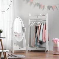 Armario infantil de madera de 3 a 8 años, perchero hecho a mano para niñas, mueble para dormitorio infantil - details 3
