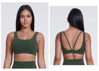 SHINBENE-sujetadores deportivos básicos acolchados, camiseta sin mangas Sexy con espalda de impacto medio, sujetador de entrenamiento para Yoga - details 15