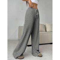 Pantalones de mujer con cintura elástica a rayas, talla única, recién llegados de otoño - details 20