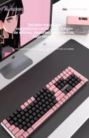 Hola11 Teclado y ratón mecánicos inalámbricos para juegos de oficina - details 0