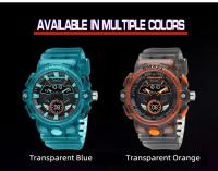 Reloj Deportivo para Hombres SMAEL con Movimiento de Cuarzo y Digital Resistente al Agua Correa de Silicona Luz LED Multifunción Chrono Fecha - details 16