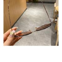Gafas finas de cara grande, gafas de sol, gafas de sol para mujer - details 9