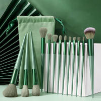 Juego de Brochas de Maquillaje Profesional para Mujer 13 Brochas Cosméticas para Corrector, Base, Rubor, Resalto, Polvo Suelto y Más - details 1