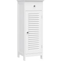 Almacenaje Pequeño Cajón Puerta Persiana Salón Dormitorio 30 x 32 x 87 cm Blanco - details 0