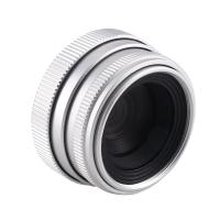 Lente de Tv de 25MM F1.8 C, lente de Tv/Cctv para cámara de montaje en C de 16Mm, lente principal de Enfoque Manual-plateado - details 5