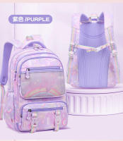 Mochilas escolares para niños y niñas, moradas, mochila escolar de gran capacidad, bolsa de libros arcoíris, regalo para niños - details 11