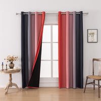 Cortinas Opacas Modernas de salón, 2 Piezas, Aislantes, frío y Calor con Ojales - details 3
