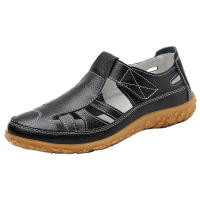 Sandalias Retro Nuevas 2025 Suela Suave Madre Velcro Zapatos Casuales para Mujer - details 0
