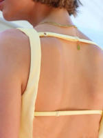 Vestido de mujer con tirantes delgados y vestidos largos - details 3