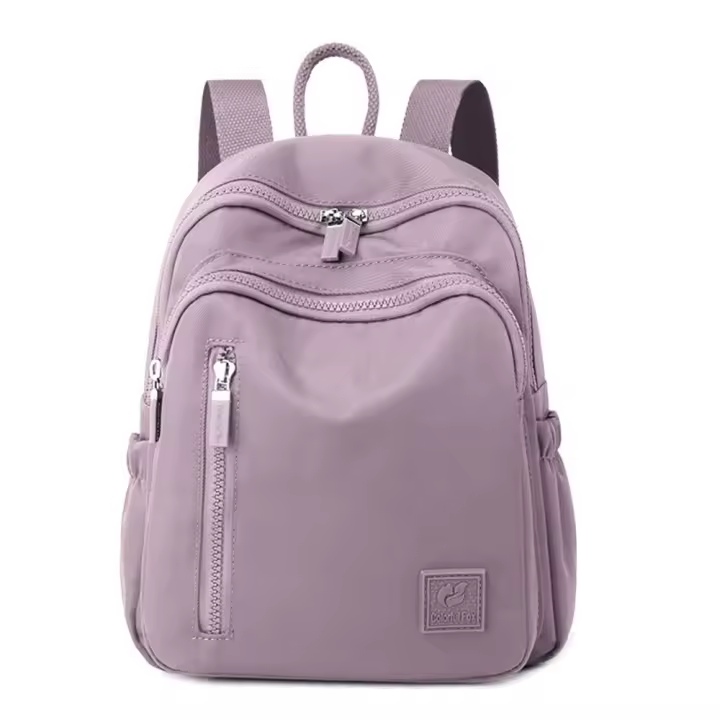 Mochila de hombre de color sólido, Bolsa Escolar Ligera and impermeable para estudiantes, Mini mopila portátil de gran capacidad, mochila de viaje - 1